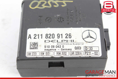 00-06 Mercedes W220 S55 AMG S430 E320 Anti Theft Alarm Module 2118209126 OEM