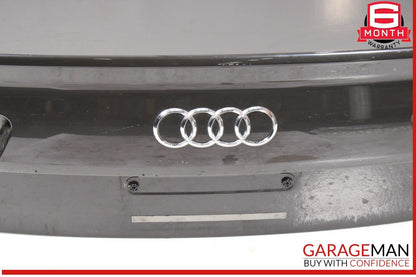 12-18 Audi A6 S6 Trunk Lid Panel Assembly Black OEM