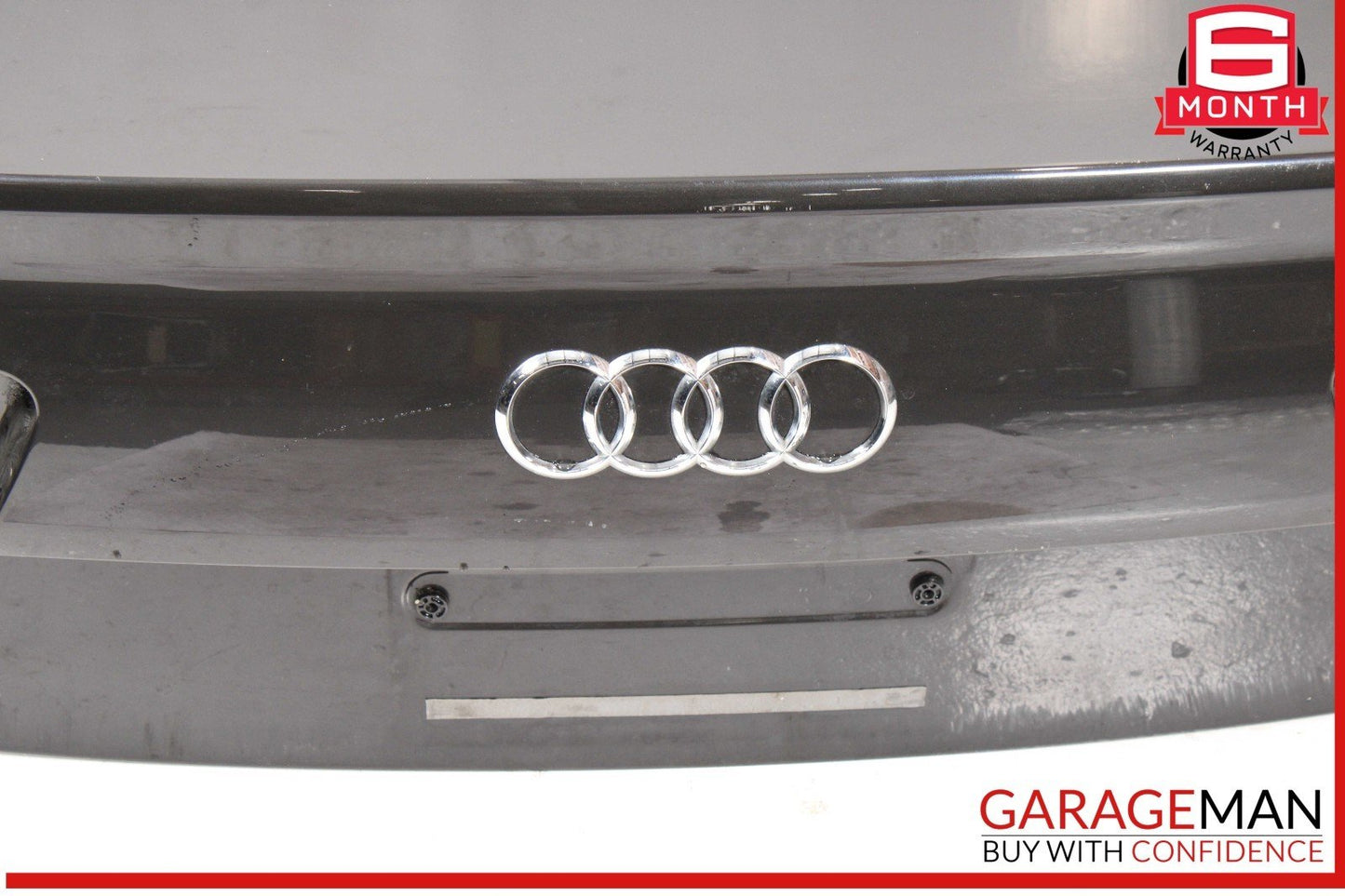 12-18 Audi A6 S6 Trunk Lid Panel Assembly Black OEM