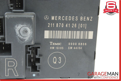03-09 Mercedes W211 E350 E500 E550 Rear Right Side Door Control Module OEM