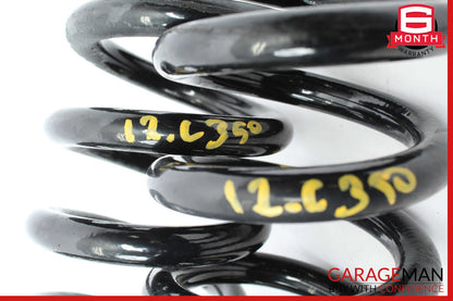 08-14 Mercedes W204 C350 C250 C300 Rear Shock Strut Coil Spring Set of 2 OEM