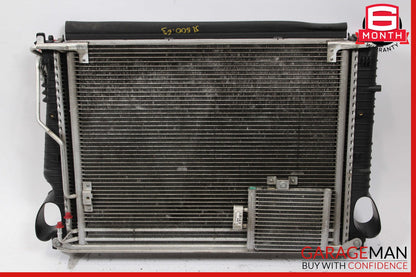 03-06 Mercedes R230 SL500 Cooling Radiator A/C Condensor Oil Cooler OEM