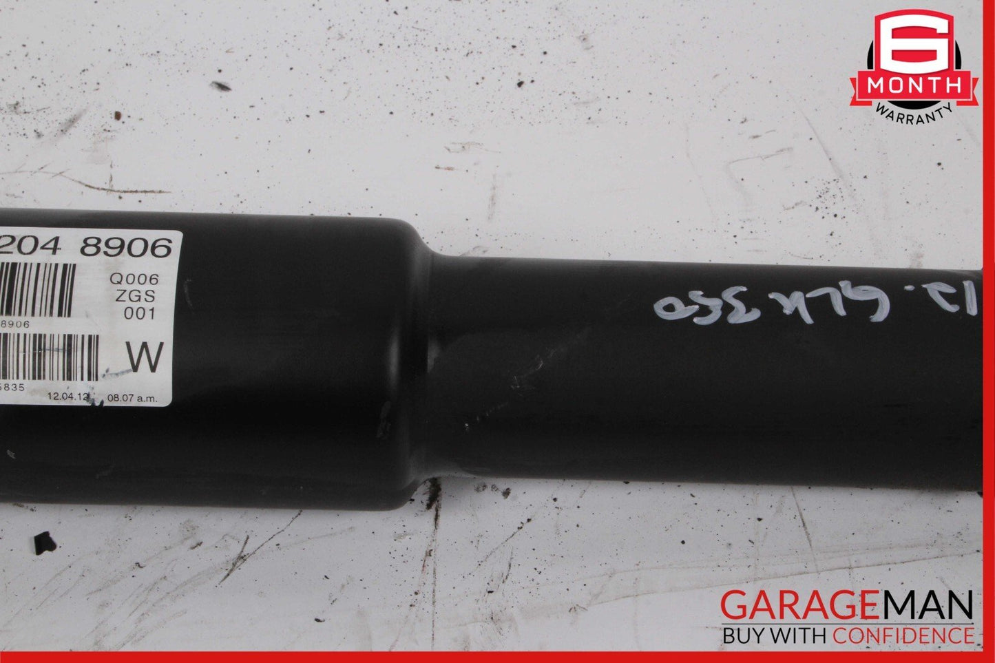 10-12 Mercedes X204 GLK350 RWD Rear Prop Propeller Drive Axle Shaft Driveshaft