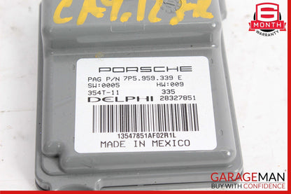 11-18 Porsche Cayenne Turbo S 958 Front Right Seat Occupancy Module OEM