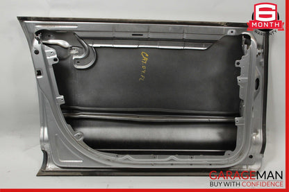 03-10 Porsche Cayenne 955 Front Left Exterior Door Shell Frame Crystal Silver