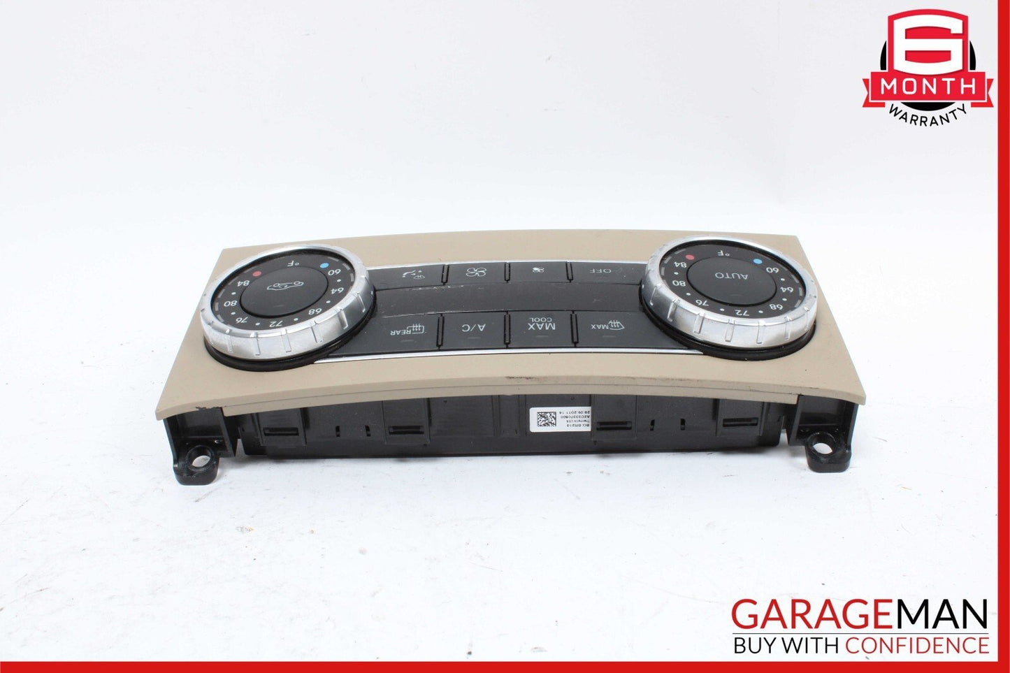 12-14 Mercedes W204 C250 C63 AC A/C Heater Climate Control Switch Trim Assembly