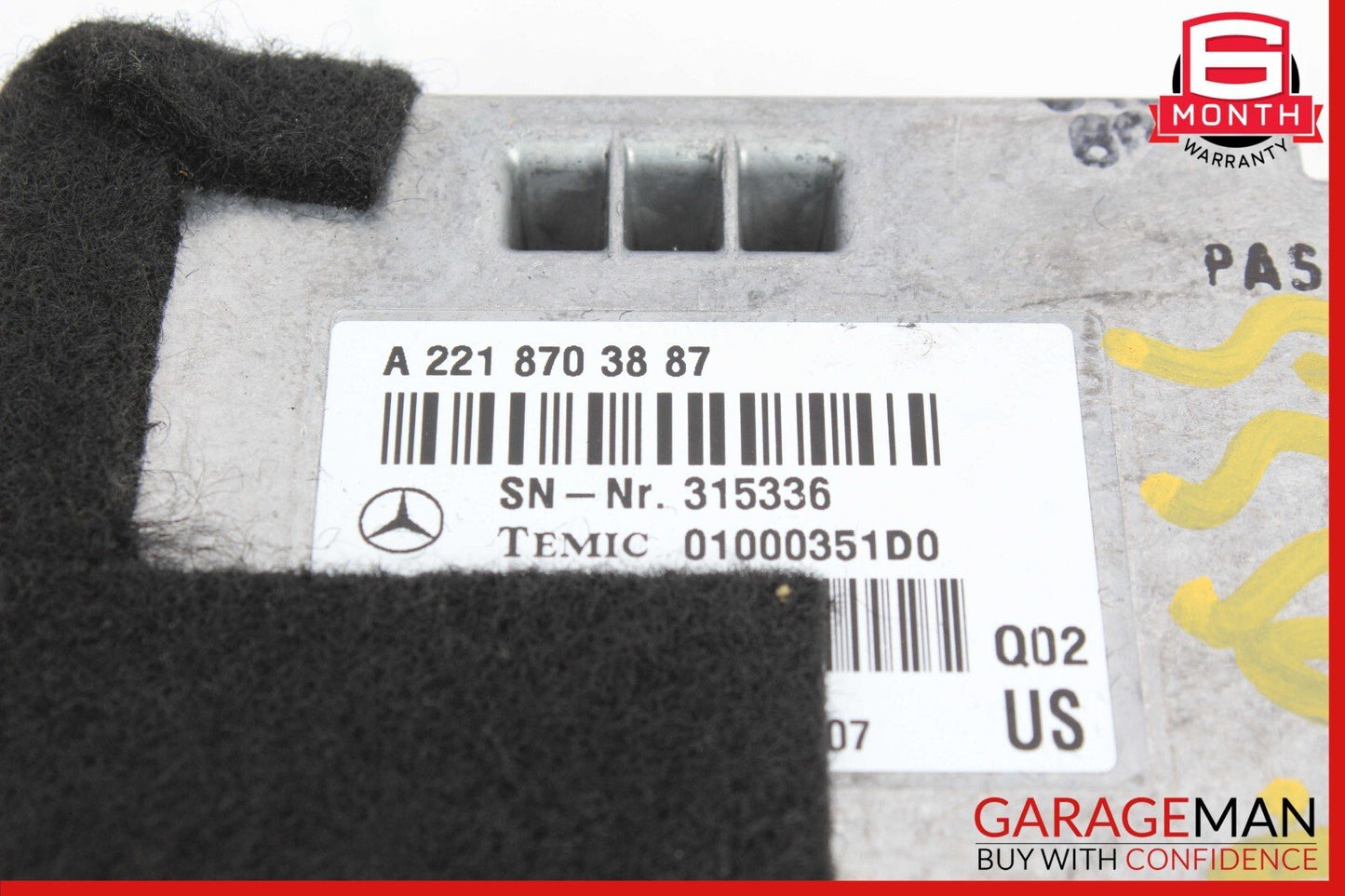 07-14 Mercedes W221 S550 S63 Voice Language Communication Control Module OEM