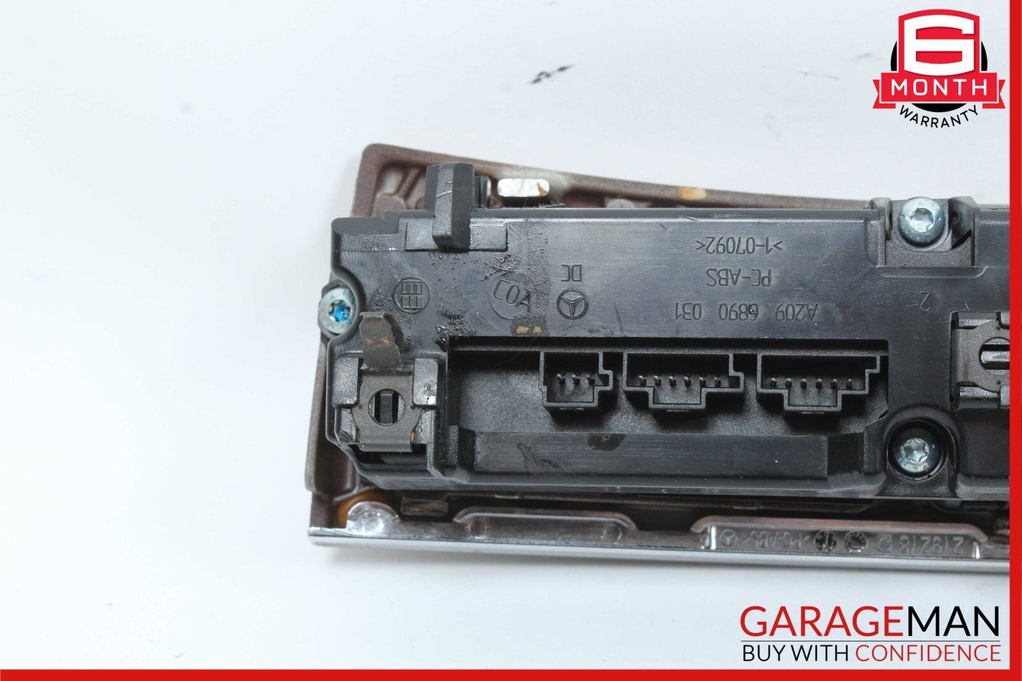 05-09 Mercedes W209 CLK500 Center Console Dash Lock Switches Panel Hazard OEM