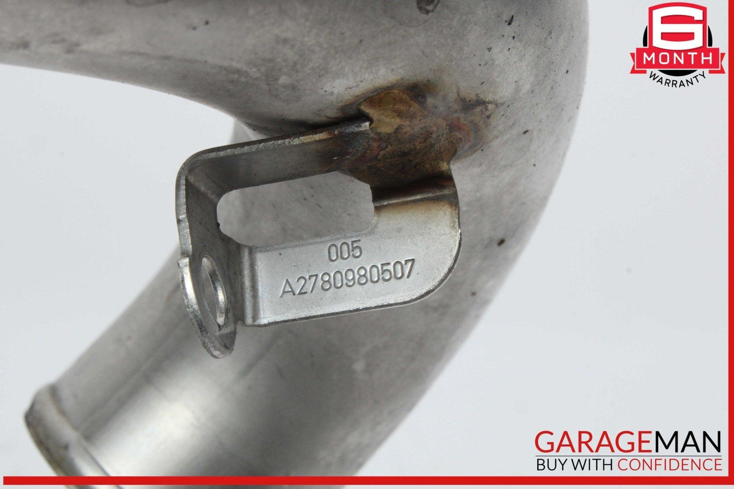 11-20 Mercedes X166 GL450 Left Side Turbocharger Air Intake Duct Tube 2780980507