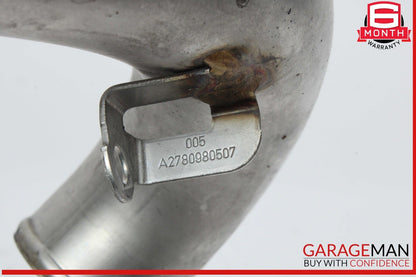 11-20 Mercedes X166 GL450 Left Side Turbocharger Air Intake Duct Tube 2780980507