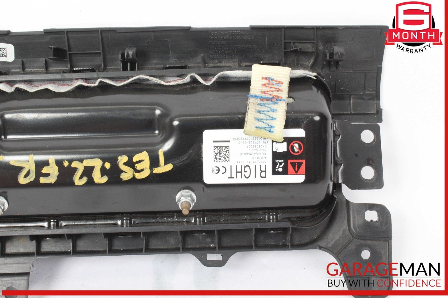 17-23 Tesla Model 3 Front Right Passenger Side Dash Knee Airbag Air Bag OEM