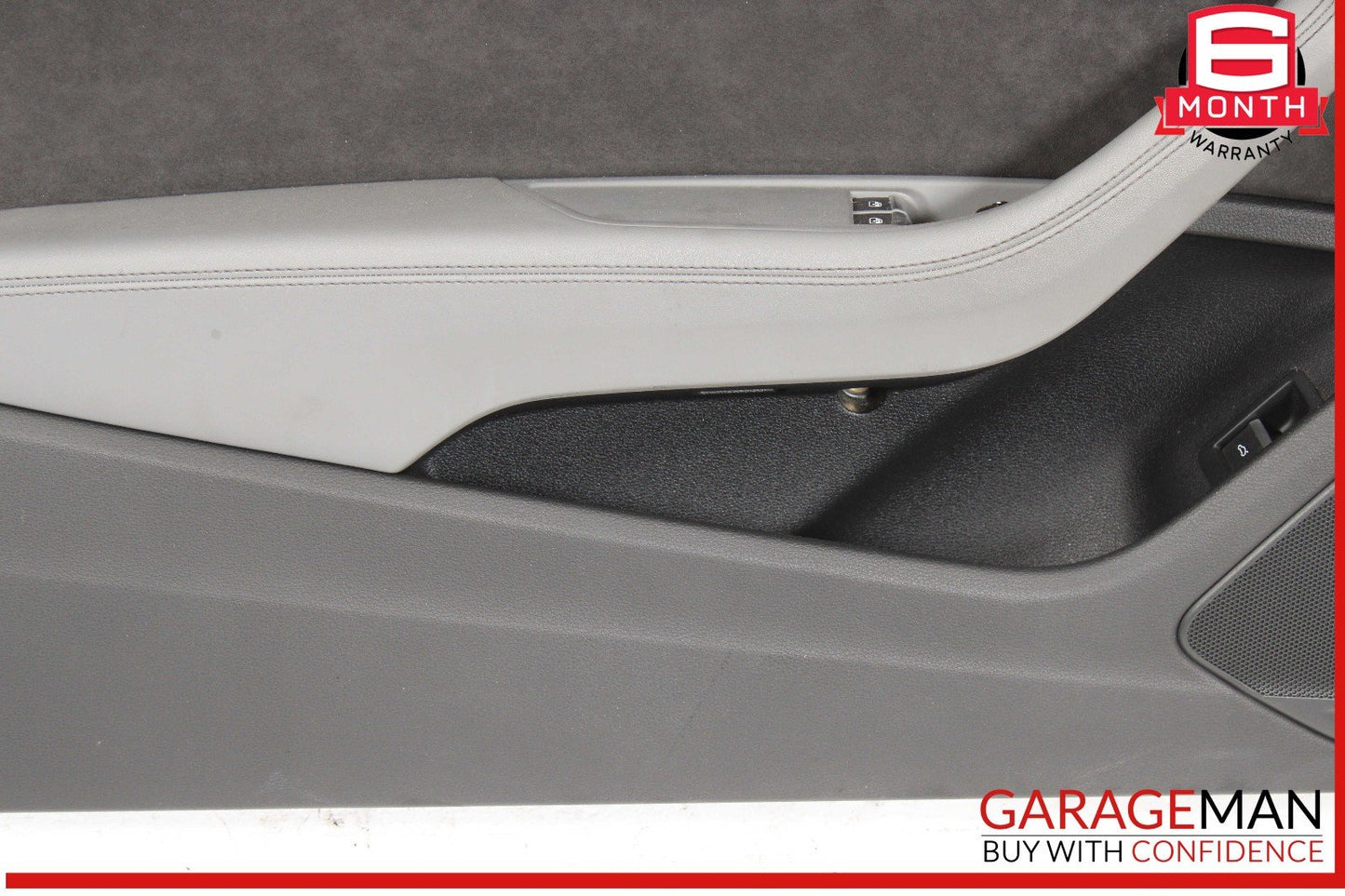 18-24 Audi S5 A5 Front Left Side Interior Door Panel Leather / Suede OEM