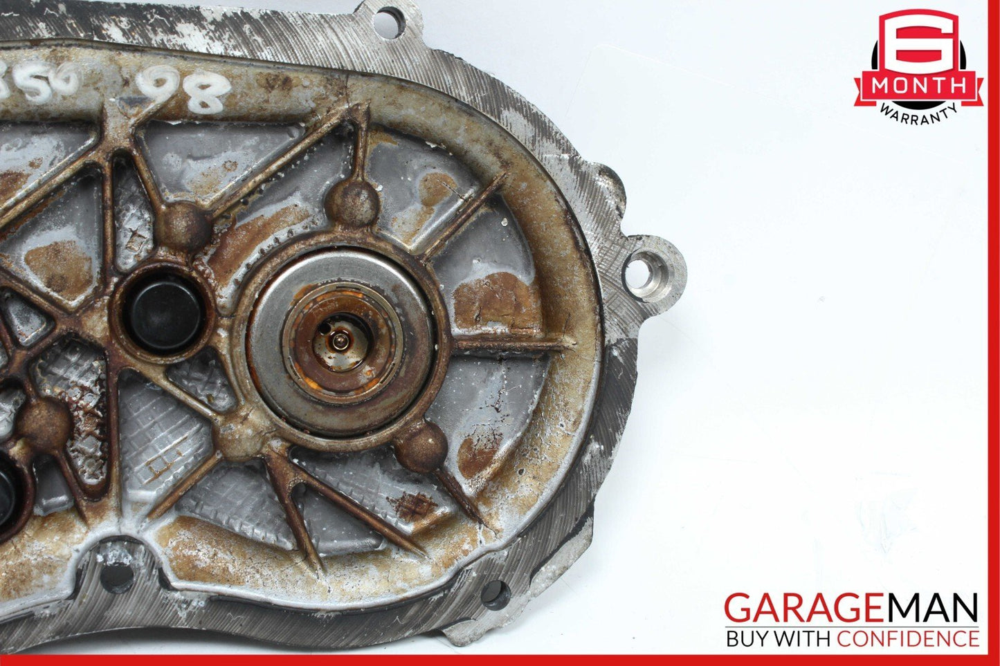 06-13 Mercedes W211 E350 S550 Front Right Engine Timing Chain Cover Plate OEM