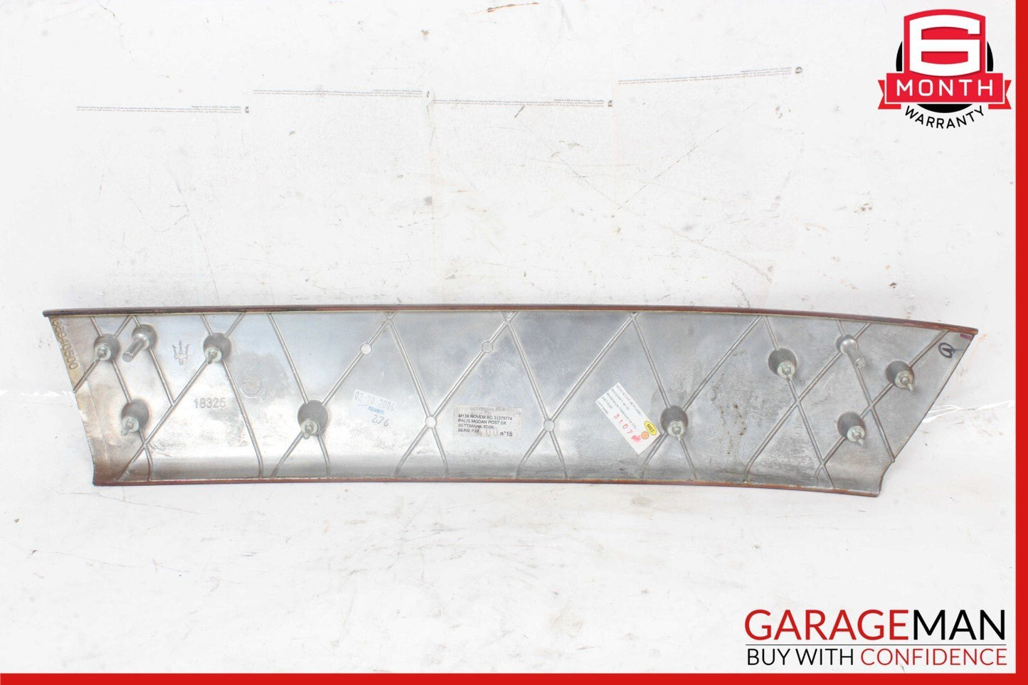 03-13 Maserati Quattroporte M139 Rear Right Side Door Panel Trim Panel Wood OEM