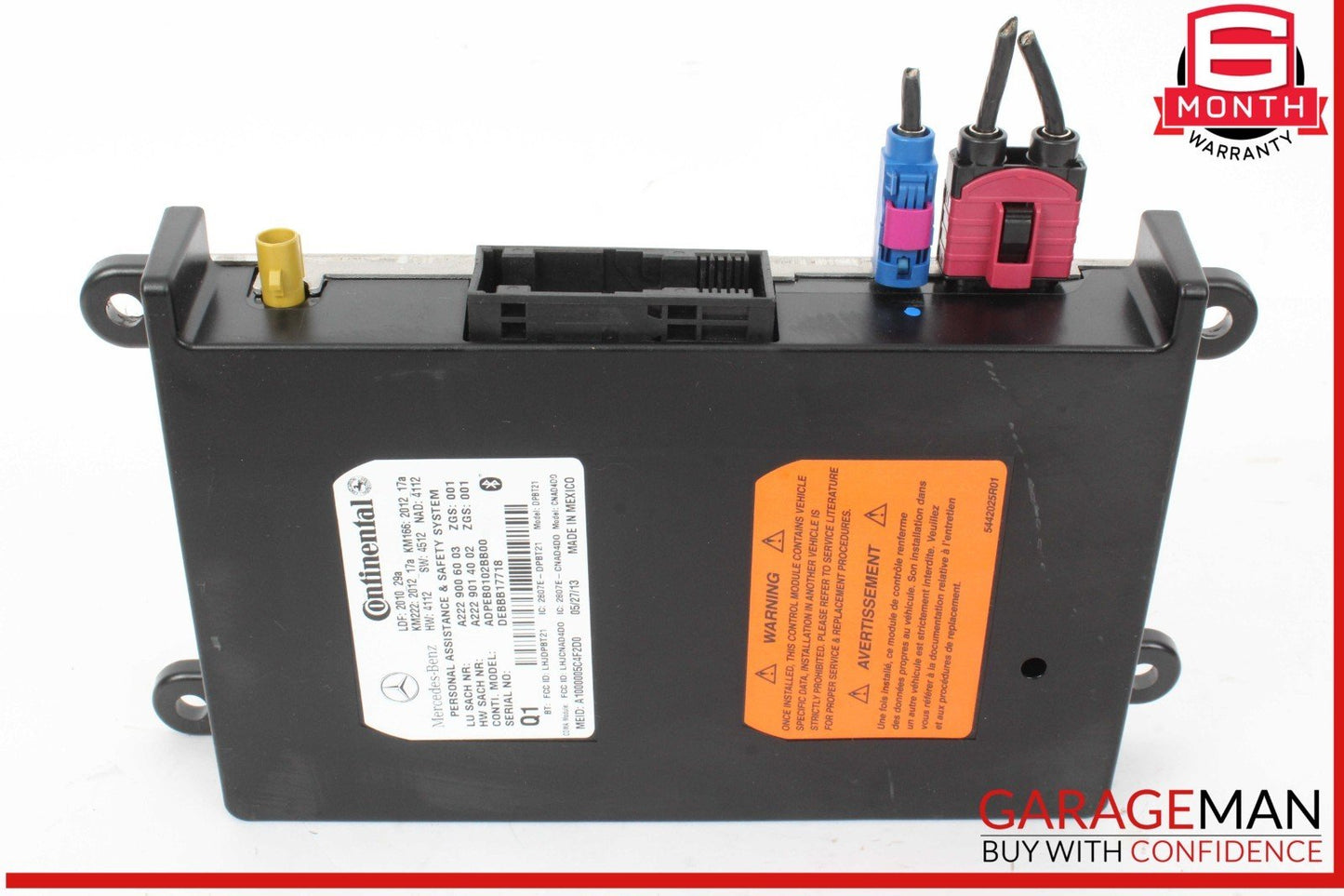 10-20 Mercedes W218 CLS550 GLA250 SL400 Communication Control Module Unit OEM