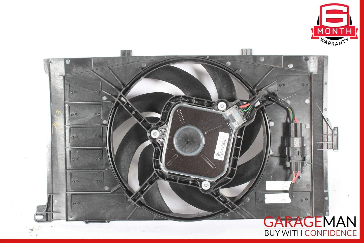 14-21 BMW i3 I01 Hybrid Radiator Cooling Fan Motor Shroud 8641949 OEM