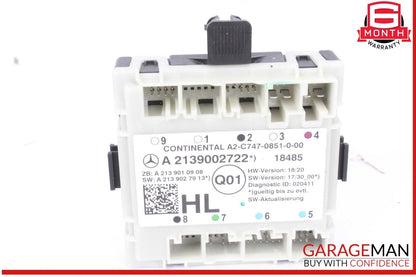 19-23 Mercedes W213 E300 C350 Rear Left Driver Side Door Control Module Unit OEM