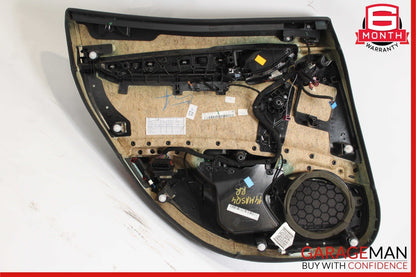 14-17 Maserati Ghibli Rear Right Side Interior Door Trim Panel Assembly Black