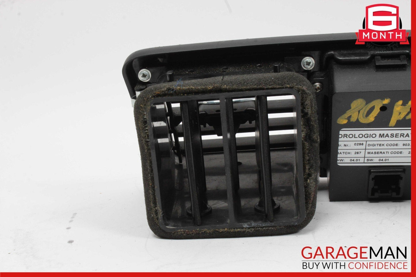 03-08 Maserati Quattroporte M139 Front Center Console AC A/C Air Vent OEM