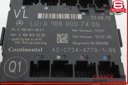 12-19 Mercedes X166 GL450 ML400 GLE350 Front Left Side Door Control Module Unit