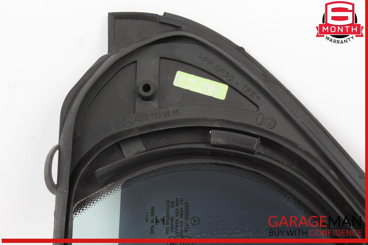 15-20 Mercedes W205 C300 C350e C400 Rear Left Side Door Window Quarter Glass OEM