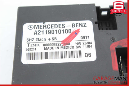 06-13 Mercedes X164 GL450 E320 Heated Seat Control Module 2119010100 OEM