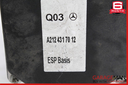 10-16 Mercedes W212 E550 E350 ABS Brake Hydraulic Pump Control Module Unit