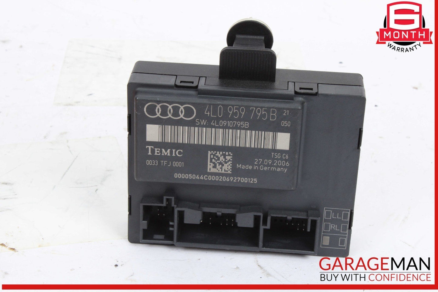 07-09 Audi Q7 Rear Left Driver Side Door Control Module Unit 4L0959795B OEM
