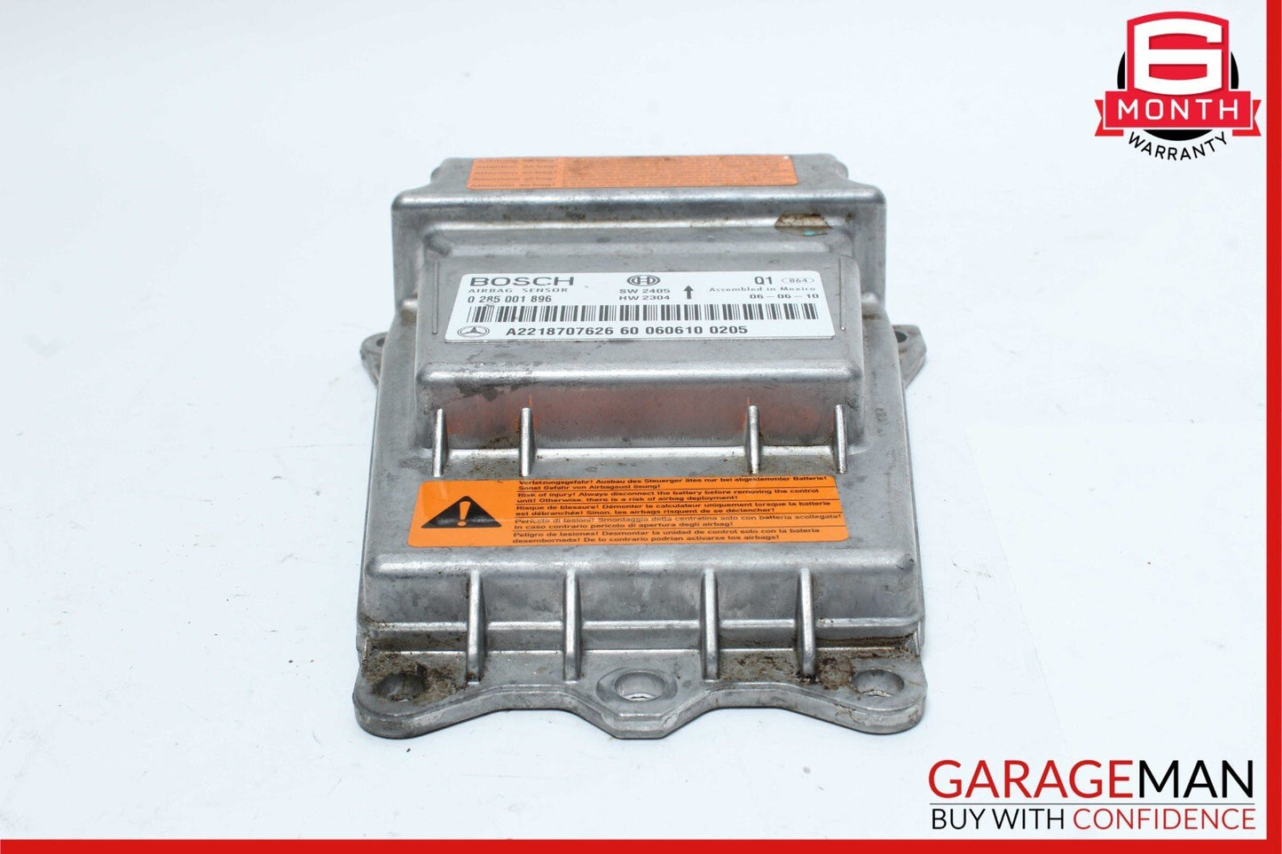 2007-2012 Mercedes-Benz S550 W221 Airbag Air Bag Sensor SRS Control Module OEM