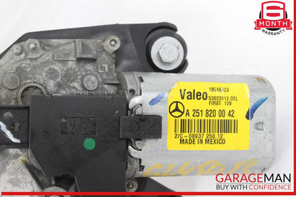 06-19 Mercedes X164 GL450 Rear Glass Windshield Wiper Motor 2518200042 OEM