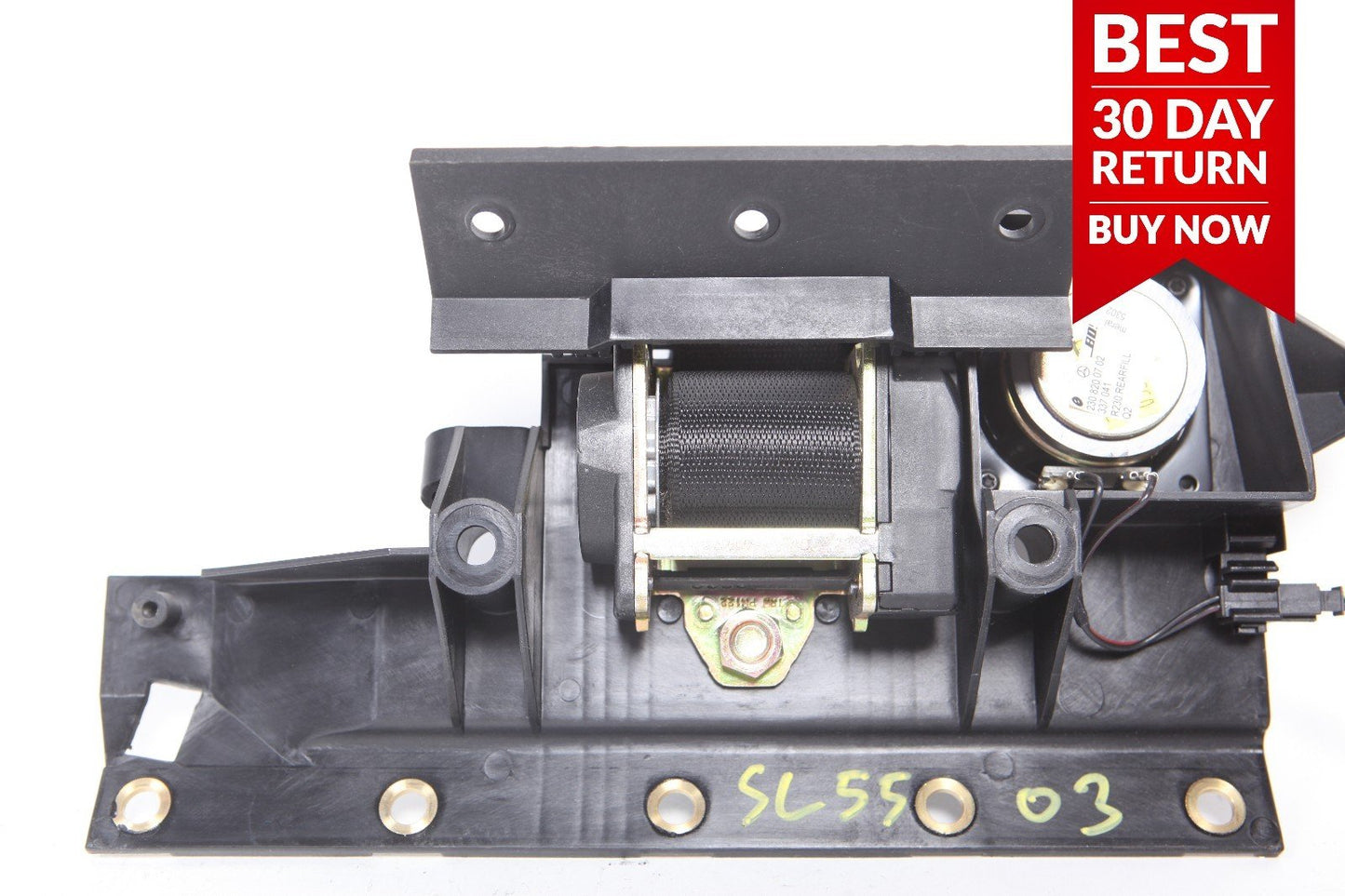 03-06 MERCEDES R230 SL55 AMG REAR LEFT LUGGAGE BELT BOSE SPEAKER A74 OEM