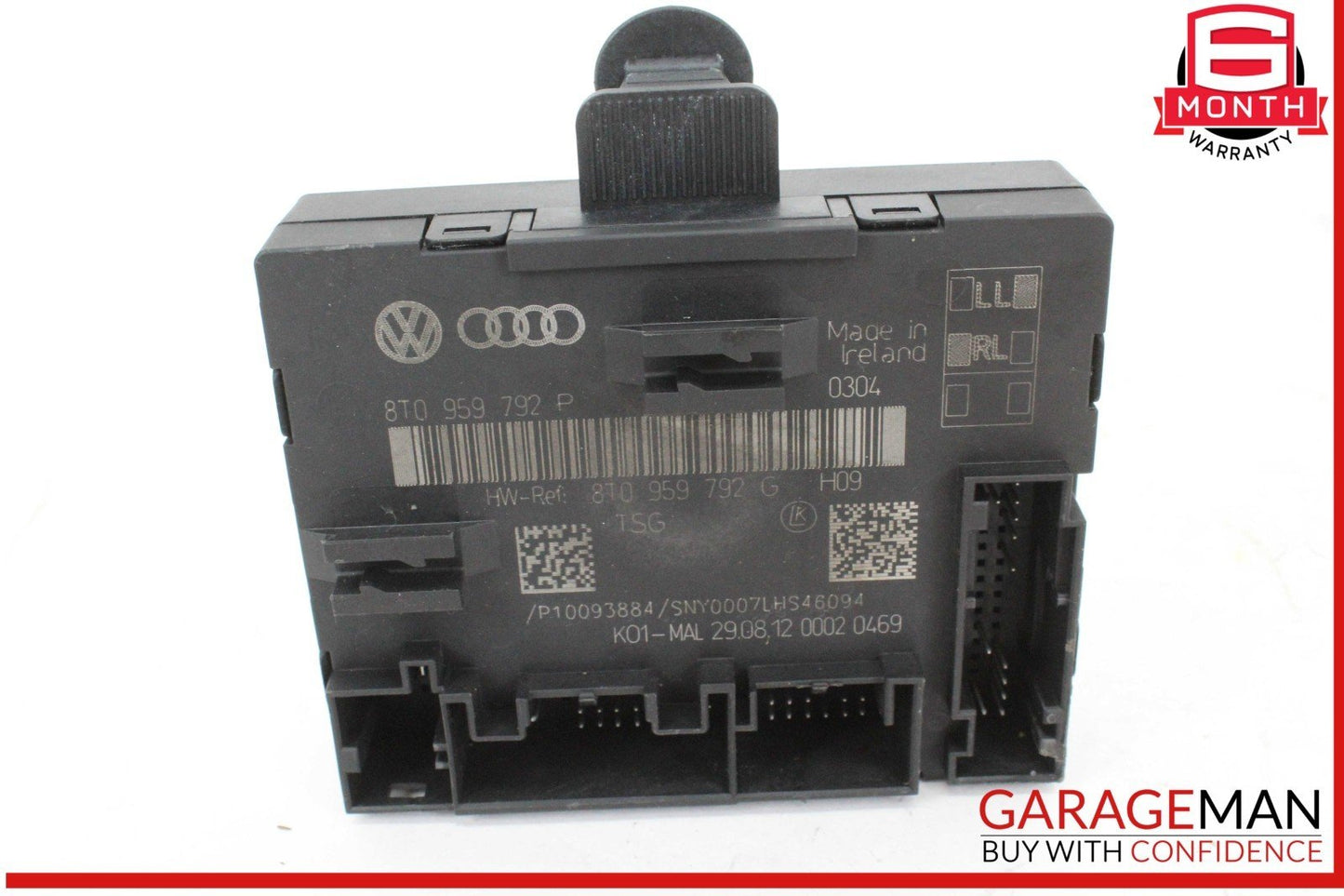 13-16 Audi A4 S4 Front Right Passenger Side Door Control Module Unit 8T0959792P