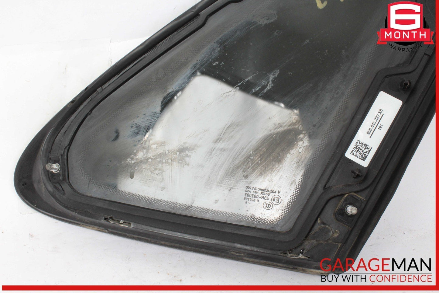 15-24 Porsche Macan 95B Rear Left Side Quarter Window Glass 95B845297XB OEM