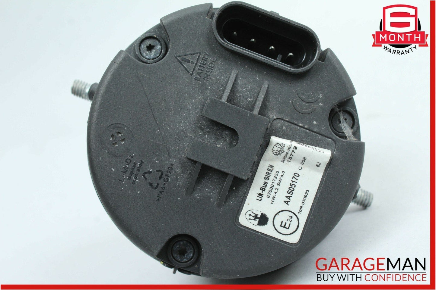 14-17 Maserati Ghibli Anti Theft Alarm Horn Siren Signal Module Unit OEM