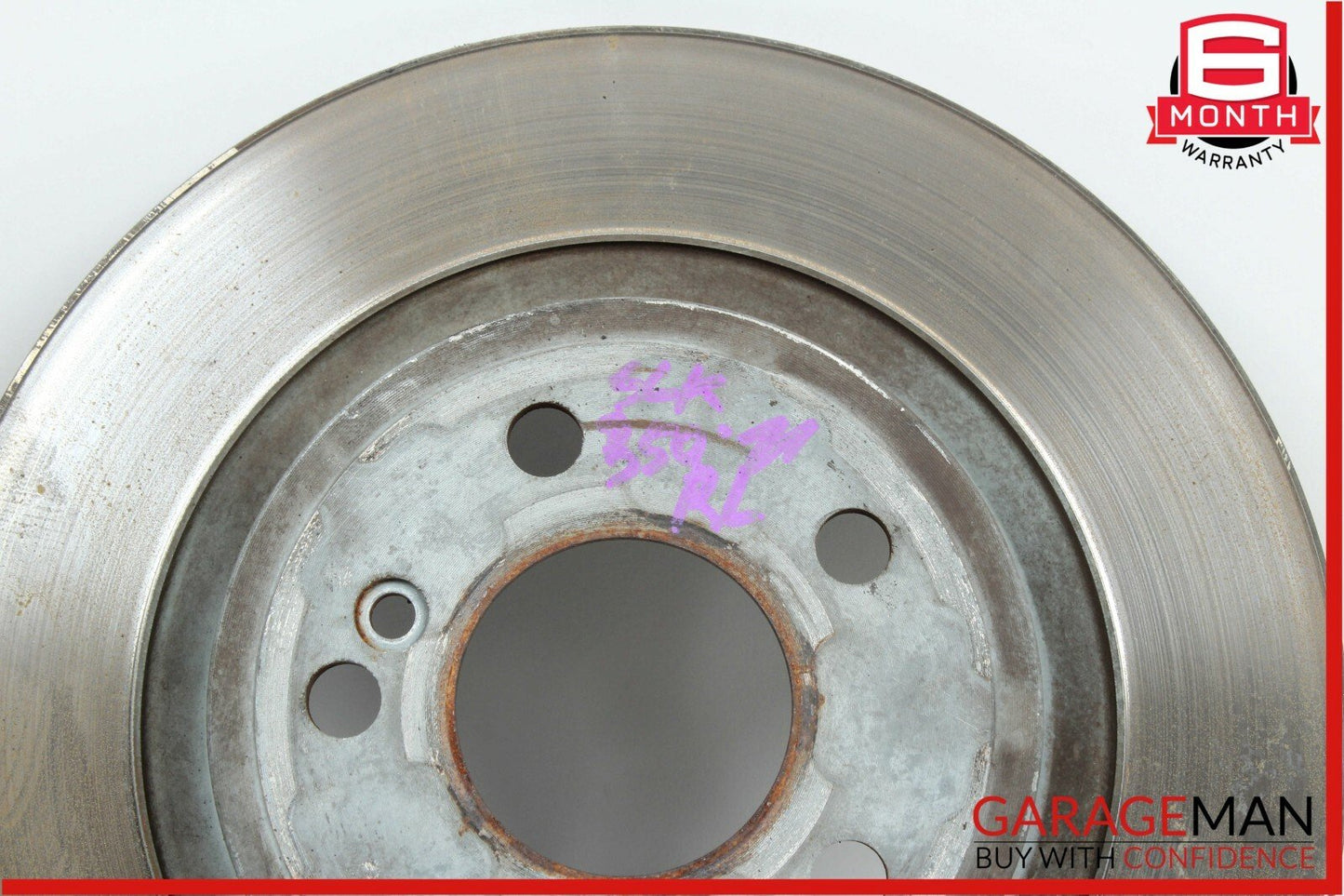 12-16 Mercedes R172 SLK350 Rear Right & Left Side Brake Rotor Disc Set