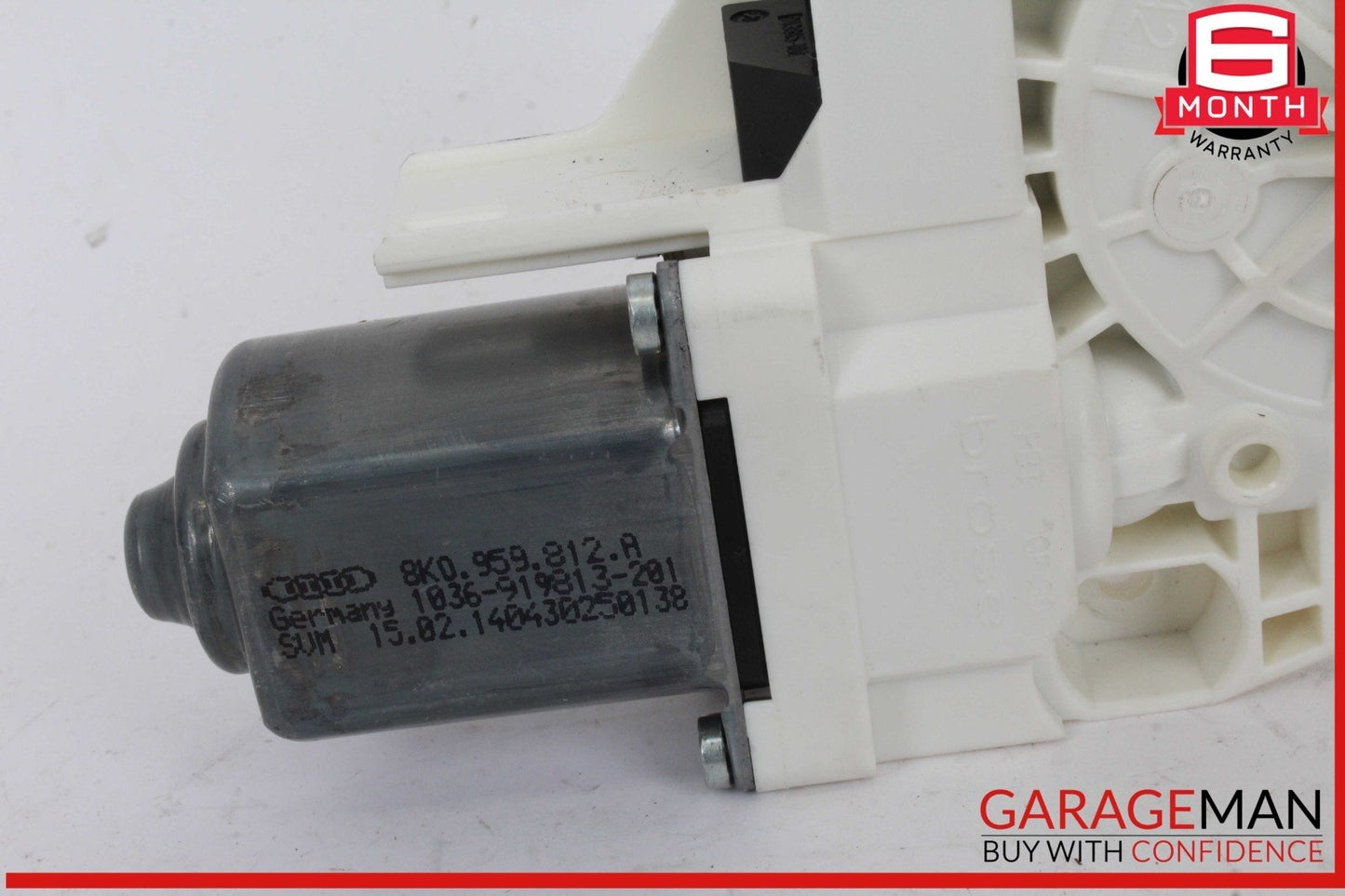 14-17 Audi SQ5 Rear Right Passenger Side Window Regulator Motor 8K0959812A OEM