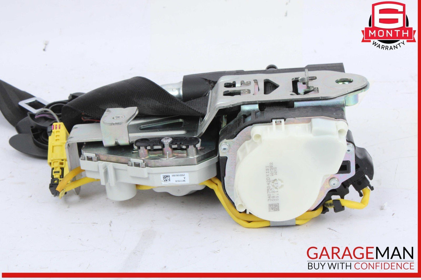 12-18 Audi A6 A7 Front Right Passenger Side Seat Belt Retractor Black OEM