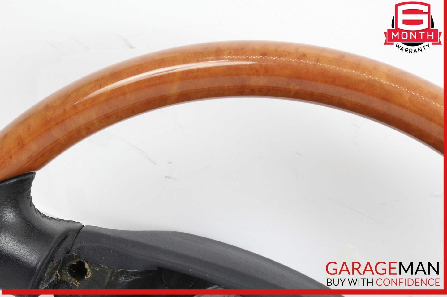 03-10 Bentley Continental GTC Front Left Driver Side Steering Wheel Wood OEM
