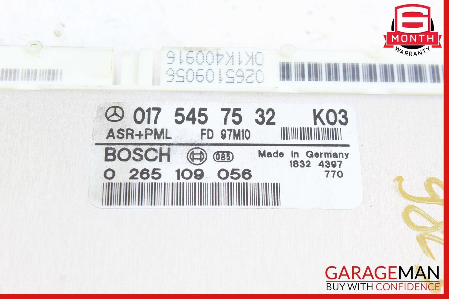 98-99 Mercedes W210 E300 E320 ASR PML Control Unit Module 0175457532 OEM