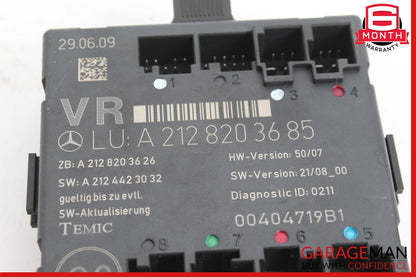 08-18 Mercedes W212 E350 C300 E400 Front Right Side Door Control Module OEM