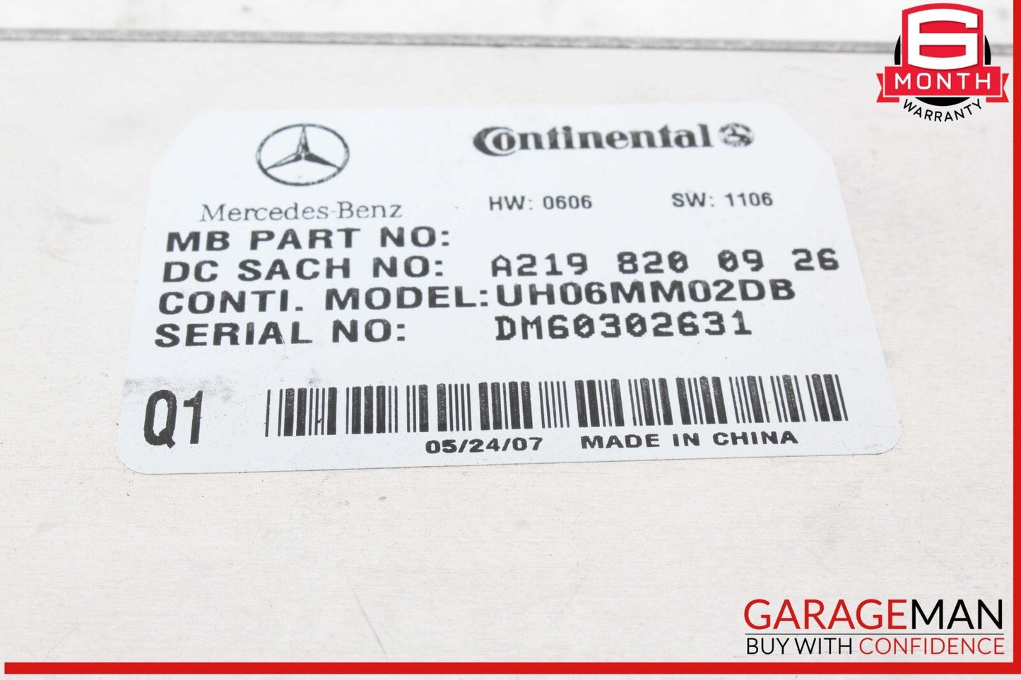 06-12 Mercedes W211 E550 E350 ML350 Communication Control Module 2198202626 OEM