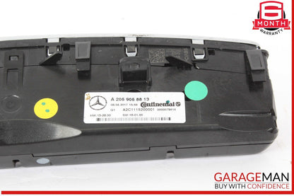15-20 Mercedes W205 C300 C350e C400 A/C AC Heater Climate Control Switch OEM