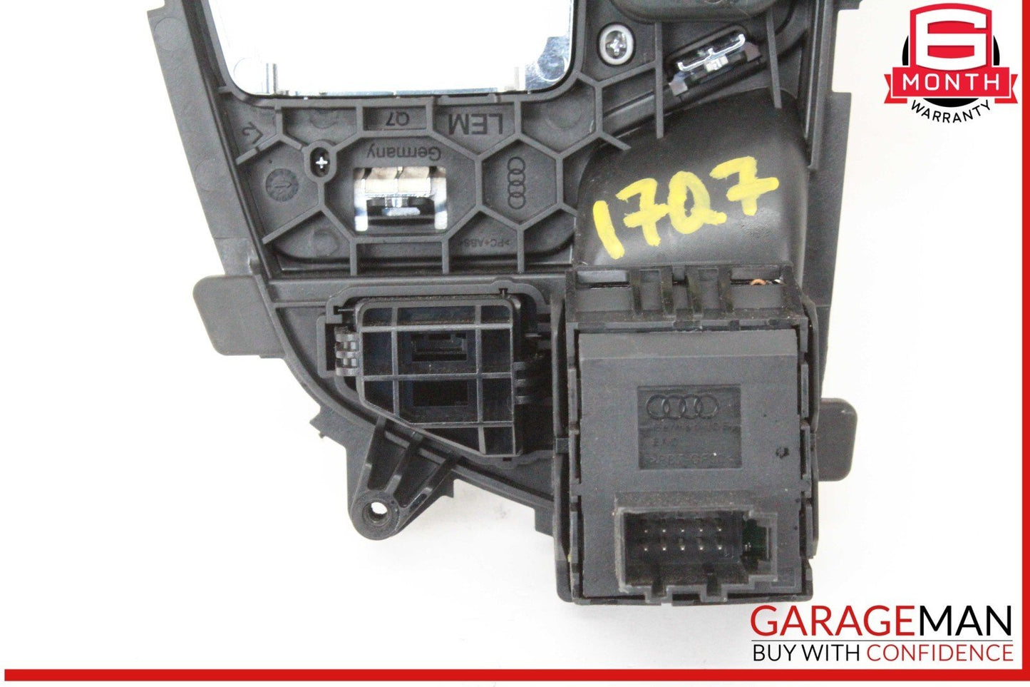 17-19 Audi Q7 Gear Shift Shifter Trim Cover Panel w/ Parking Brake Switch OEM