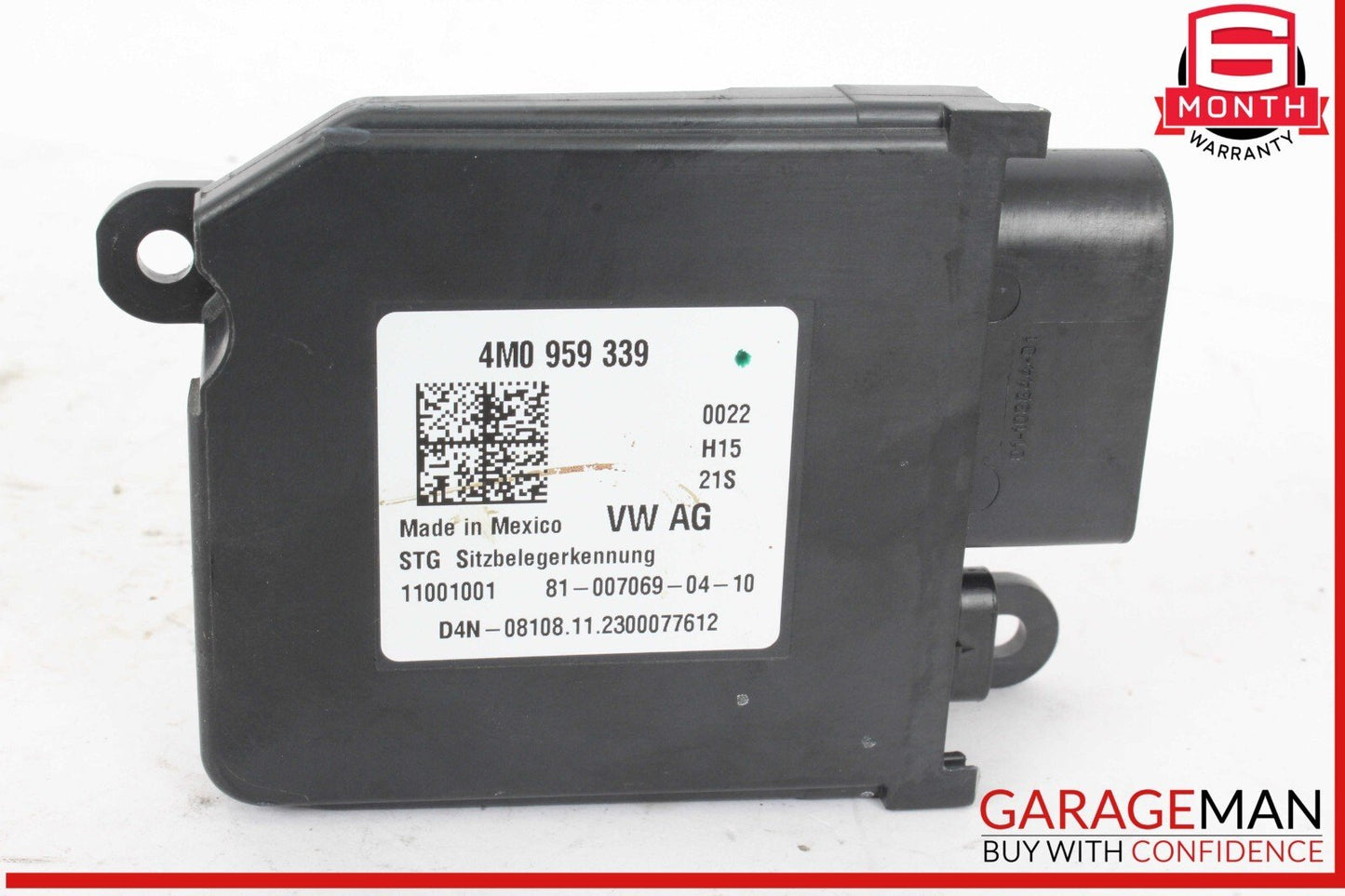17-24 Audi A4 Front Right Passenger Side Seat Occupant Sensor Module 4M0959339