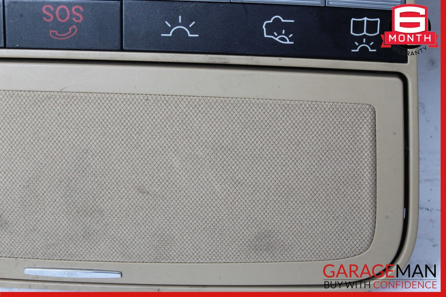 07-10 Mercedes W216 CL550 S550 Upper Overhead Dome Light Sunroof Control OEM