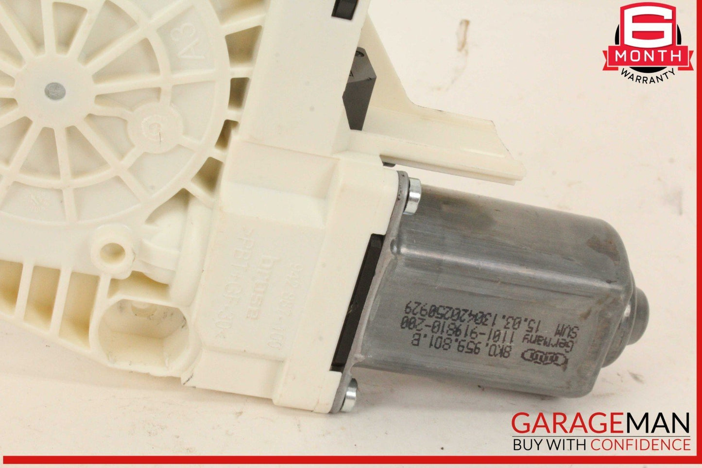11-18 Porsche Cayenne 958 AWD Front Left Driver Side Window Regulator Motor OEM