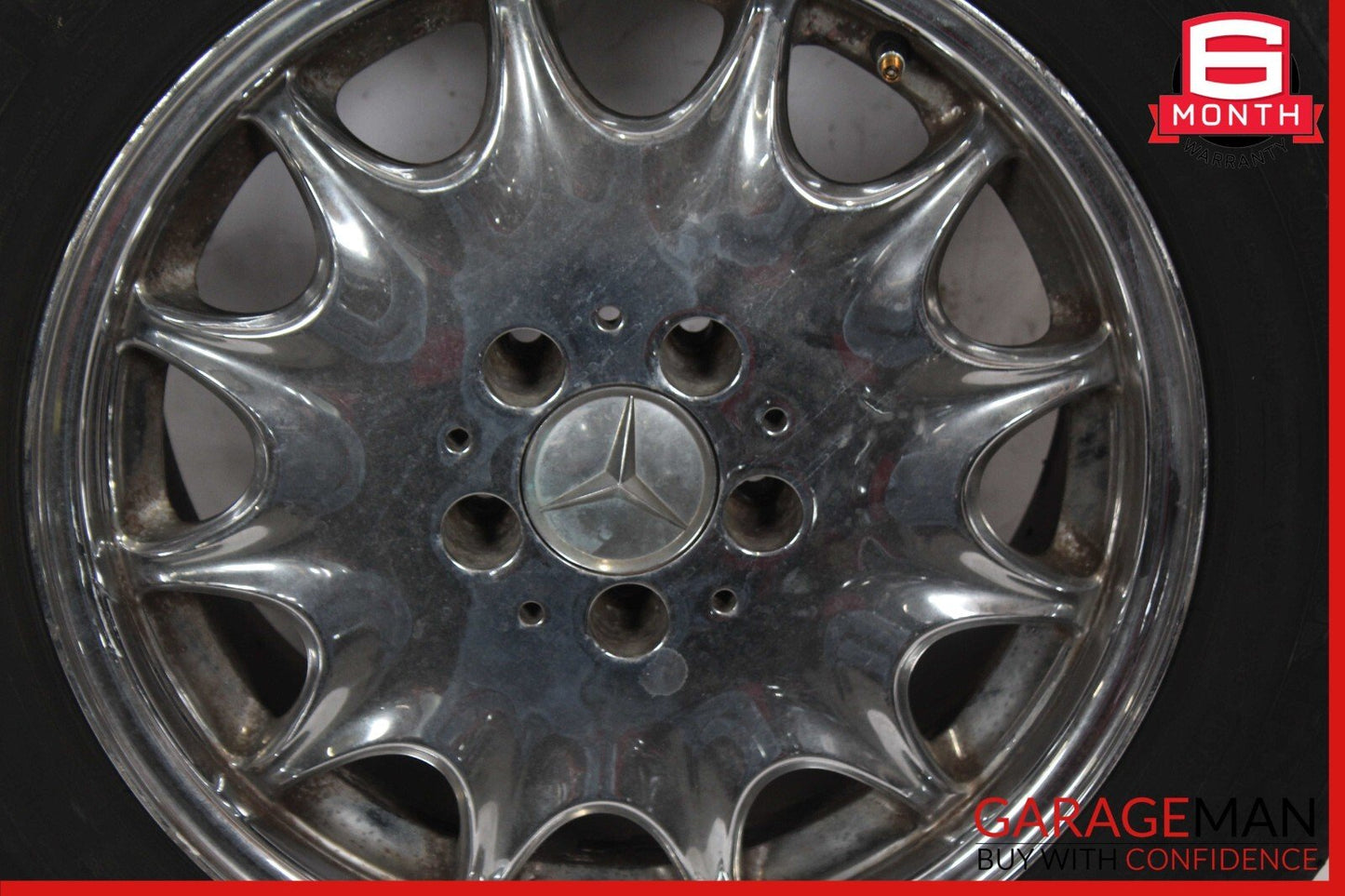 90-02 Mercedes R129 SL320 SL500 SL600 8 x 16 R16 Wheel Tire Rim Chrome OEM