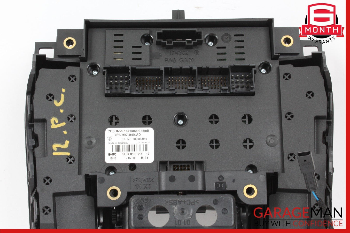 11-18 Porsche Cayenne S 958 Front Center Console AC Heater Climate Controller
