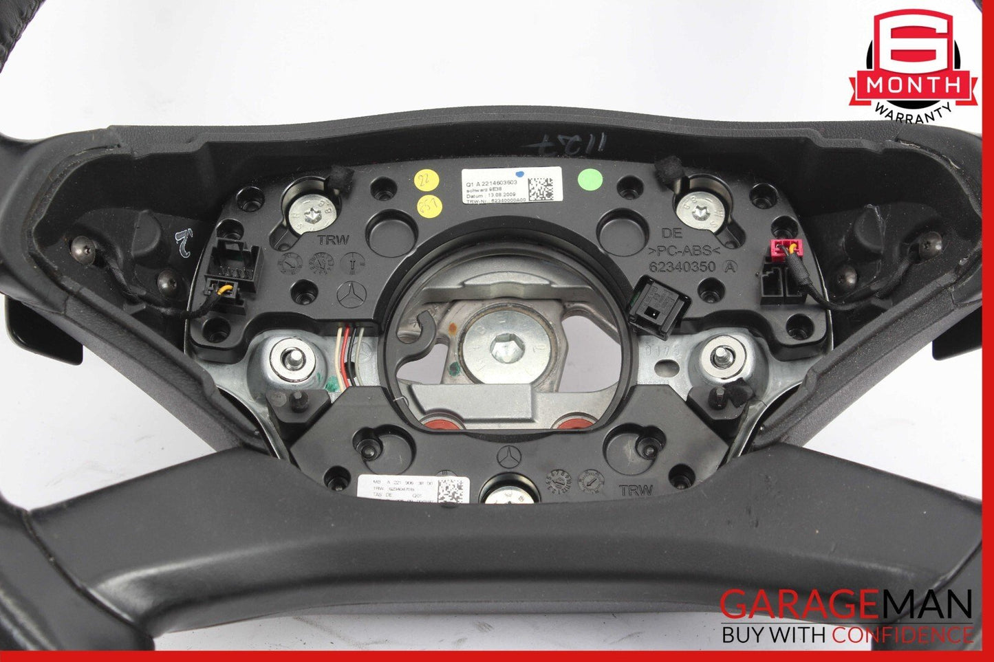 10-14 Mercede W221 S400 S550 CL550 Steering Wheel w/ Paddle Shifters Black OEM