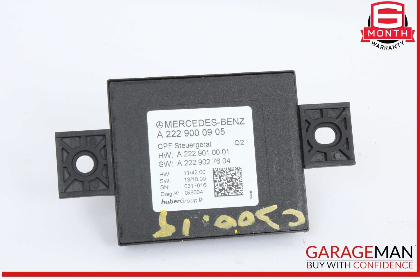 14-20 Mercedes W205 C300 GLC450 Rear View Camera Control Module Unit OEM